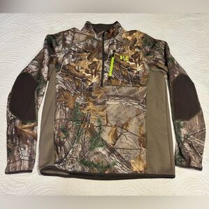 Under Armour Camo Jacket with Neon Accents